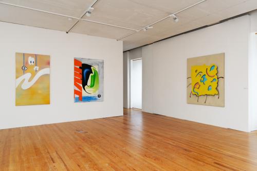 Vue de l'exposition G. Ginet