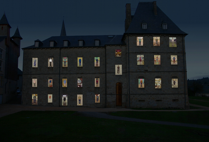 Façade du calendrier de nuit