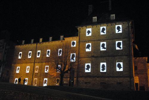 façade de nuit
